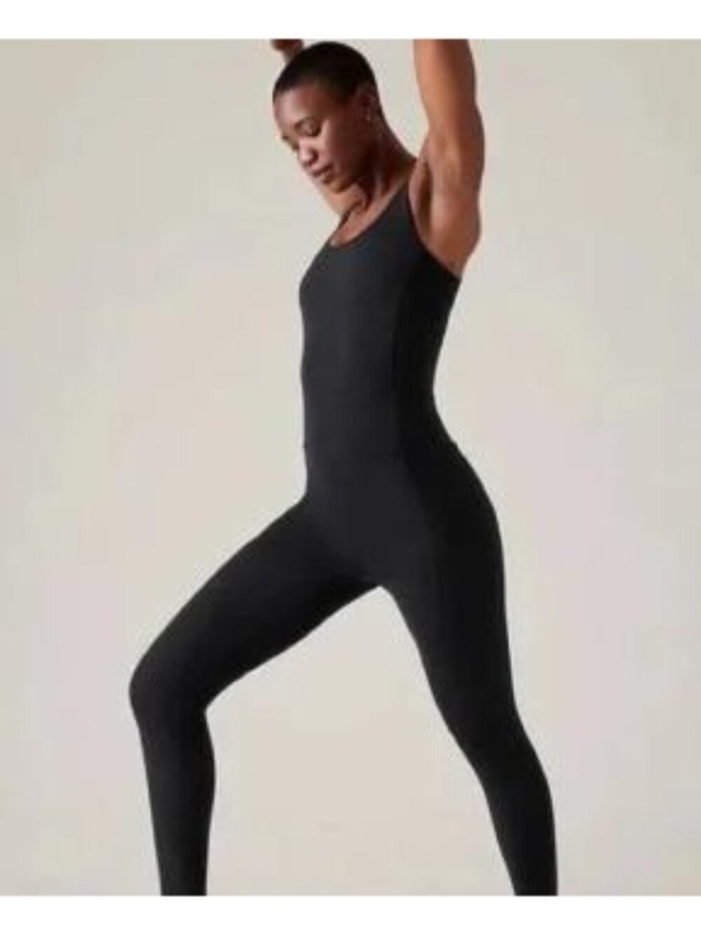 Salutation Stash 7/8 Bodysuit, tank, medium, black, new with tags